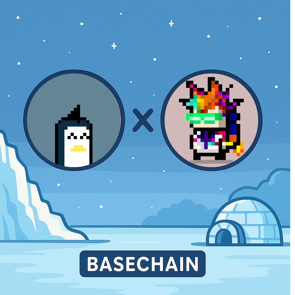 PengPunks (@pengpunks) on Twitter photo ๐ PengPunks x mechaminis WL Collab! ๐ง๐ค
โ
30 Top Holders = WL
๐ 10 Giveaway Spots for the community
๐ฅ Itโs a FREE MINT on <a href="/base/">Base</a>
๐ To join the giveaway:
1๏ธโฃ Like & Retweet
2๏ธโฃ Tag 2 friends
3๏ธโฃ Follow <a href="/PengPunks/">PengPunks</a> + <a href="/mechaminis_base/">Mechaminis</a>
#PengPunks #FreeMint #WLgiveaway #BaseNFT ๐ PengPunks x mechaminis WL Collab! ๐ง๐ค
โ
30 Top Holders = WL
๐ 10 Giveaway Spots for the community
๐ฅ Itโs a FREE MINT on <a href="/base/">Base</a>
๐ To join the giveaway:
1๏ธโฃ Like & Retweet
2๏ธโฃ Tag 2 friends
3๏ธโฃ Follow <a href="/PengPunks/">PengPunks</a> + <a href="/mechaminis_base/">Mechaminis</a>
#PengPunks #FreeMint #WLgiveaway #BaseNFT