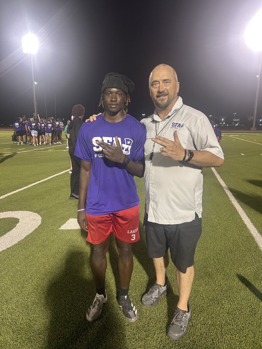 Davion Griffin (@griffboyz) on Twitter photo #AGTG After a great camp and conversation with <a href="/CoachCarthel/">Colby Carthel</a> I am proud to say I’ve received my 2nd offer from <a href="/SFA_Football/">Lumberjack Football</a> <a href="/ChrisRossSFA/">Chris Ross</a> <a href="/Coach_Guap/">Joshua Atkinson</a> #axeEmJacks <a href="/CoachCarter_19/">Tyrone Carter M.Ed</a> <a href="/CyLakes_FB/">Cypress Lakes FB</a> <a href="/CoachTryon/">Michael Tryon Jr.</a> #AGTG After a great camp and conversation with <a href="/CoachCarthel/">Colby Carthel</a> I am proud to say I’ve received my 2nd offer from <a href="/SFA_Football/">Lumberjack Football</a> <a href="/ChrisRossSFA/">Chris Ross</a> <a href="/Coach_Guap/">Joshua Atkinson</a> #axeEmJacks <a href="/CoachCarter_19/">Tyrone Carter M.Ed</a> <a href="/CyLakes_FB/">Cypress Lakes FB</a> <a href="/CoachTryon/">Michael Tryon Jr.</a>