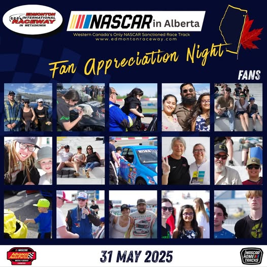 Some more photos from last weekends Fan Appreciation Night!
#NASCAR #fans #edmonton #EdmontonEvents
