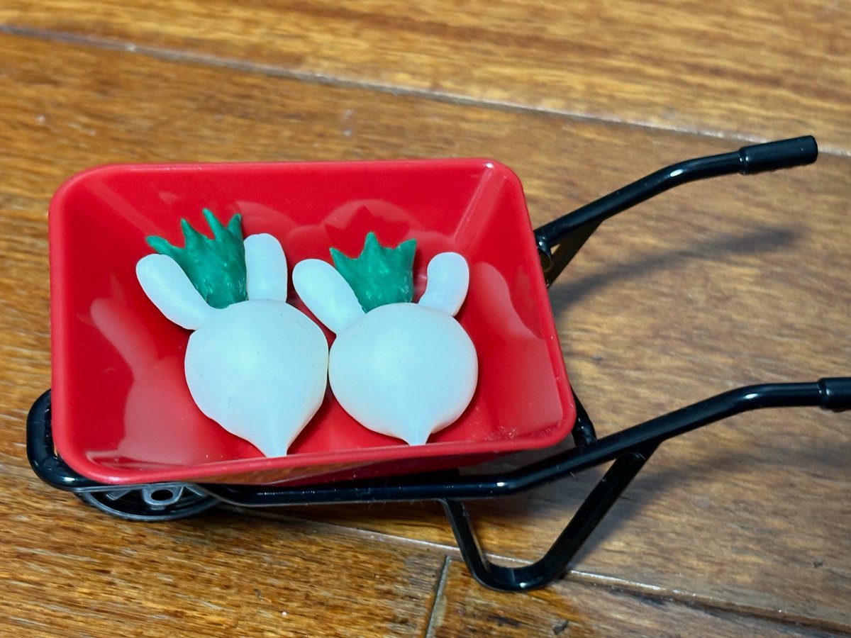 handmadebu1101's tweet image. 今日は久しぶりの大根さんシリーズ🌱
なんと聖護院大根にうさみみがついてます😆✨✨
可愛いので、そのまま出荷されております🥰
そして、今回も告知があります❣️
6月28日に開催される前橋リリカのフリーマーケットに参加させていただくことになりました☺️✨
ぜひ皆さん遊びに来てくださいね😆