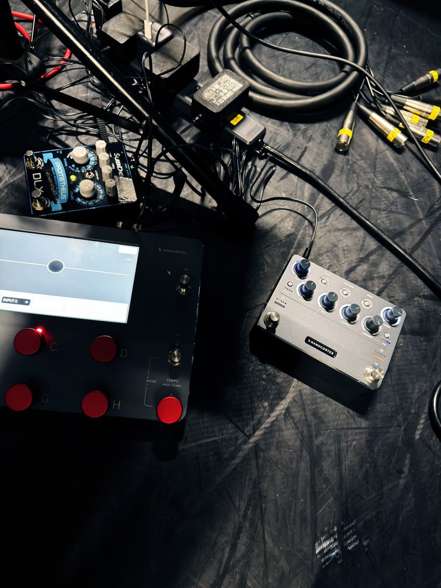 fireflower's tweet photo. Quad Cortex 先日のトラブルから2日経ったら何故か復帰してたのですが、、、怖いからNano Cortexに音色をバックアップ保存してみた。

お借りしたもう一台のQuad Cortexで取り込んでクラウド経由でnanoに取り込んで、とりあえず心の安心を確保！
- ̗̀ ( ˶'ᵕ'˶) ̖́-

#quadcortex 
#nanocortex https://t.co/SwVhsSkLsK