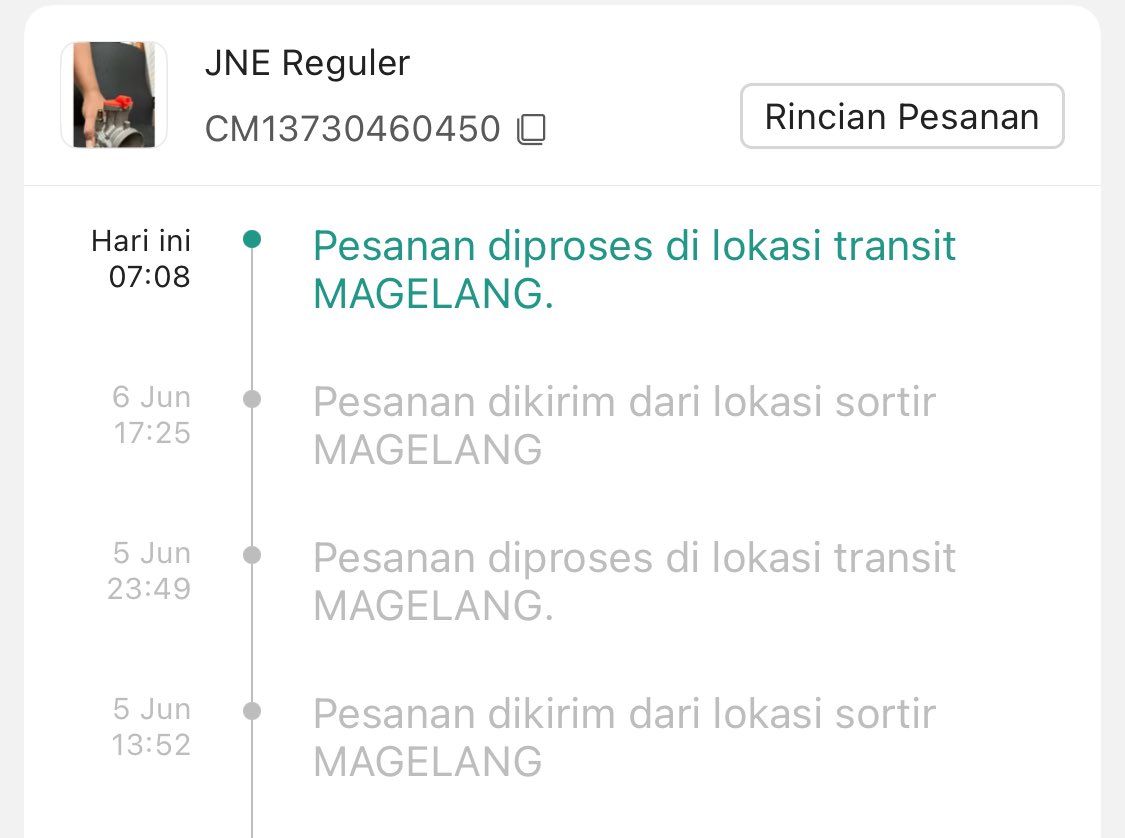 EvilP0wer's tweet photo. @JNE_ID @JNECare telekkkkk!!!! thawaf ning magelang po? https://t.co/CKYVAP0GCj