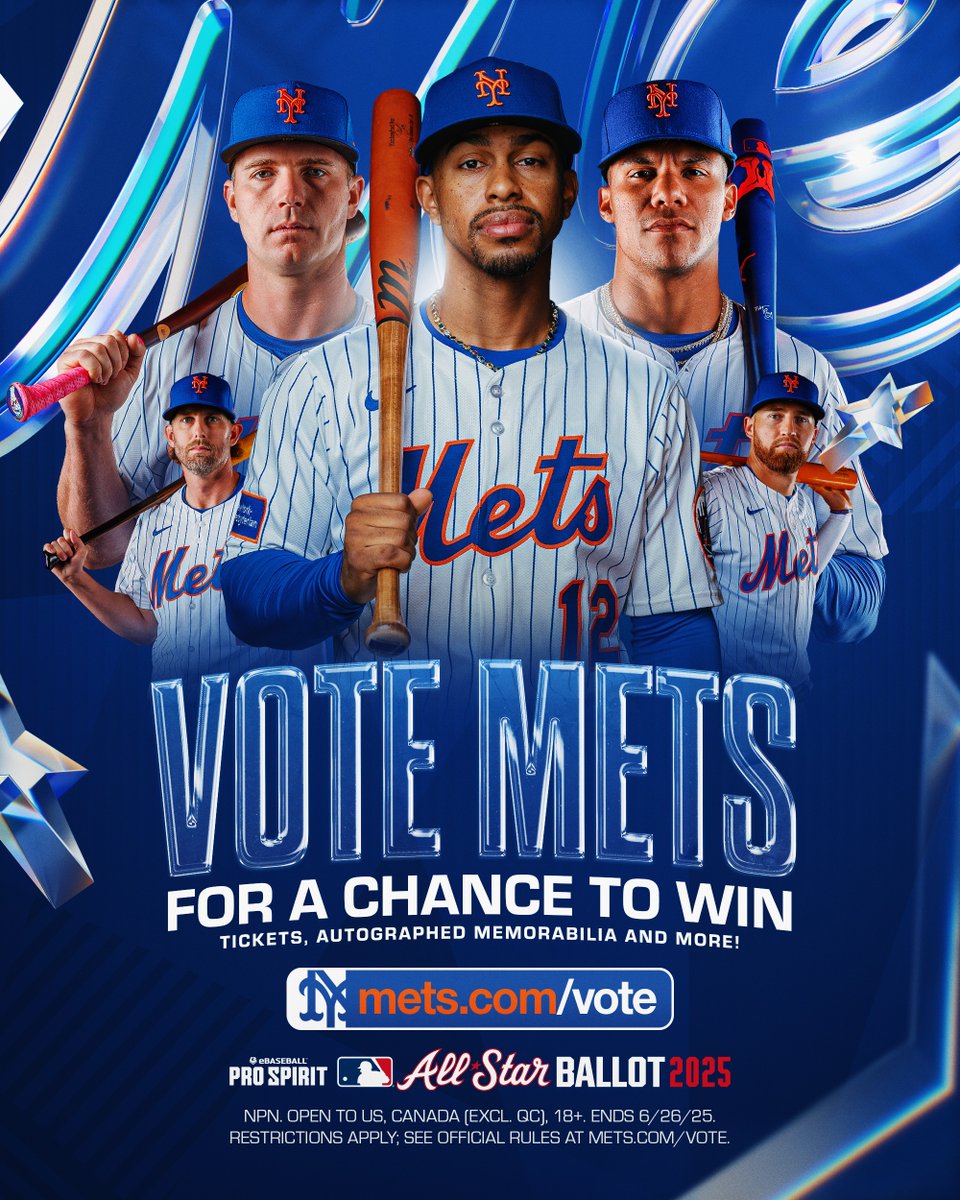 Did you know that you could win signed memorabilia, tickets, and more if you #VoteMets? 

🗳️👉 bit.ly/43rNDDW