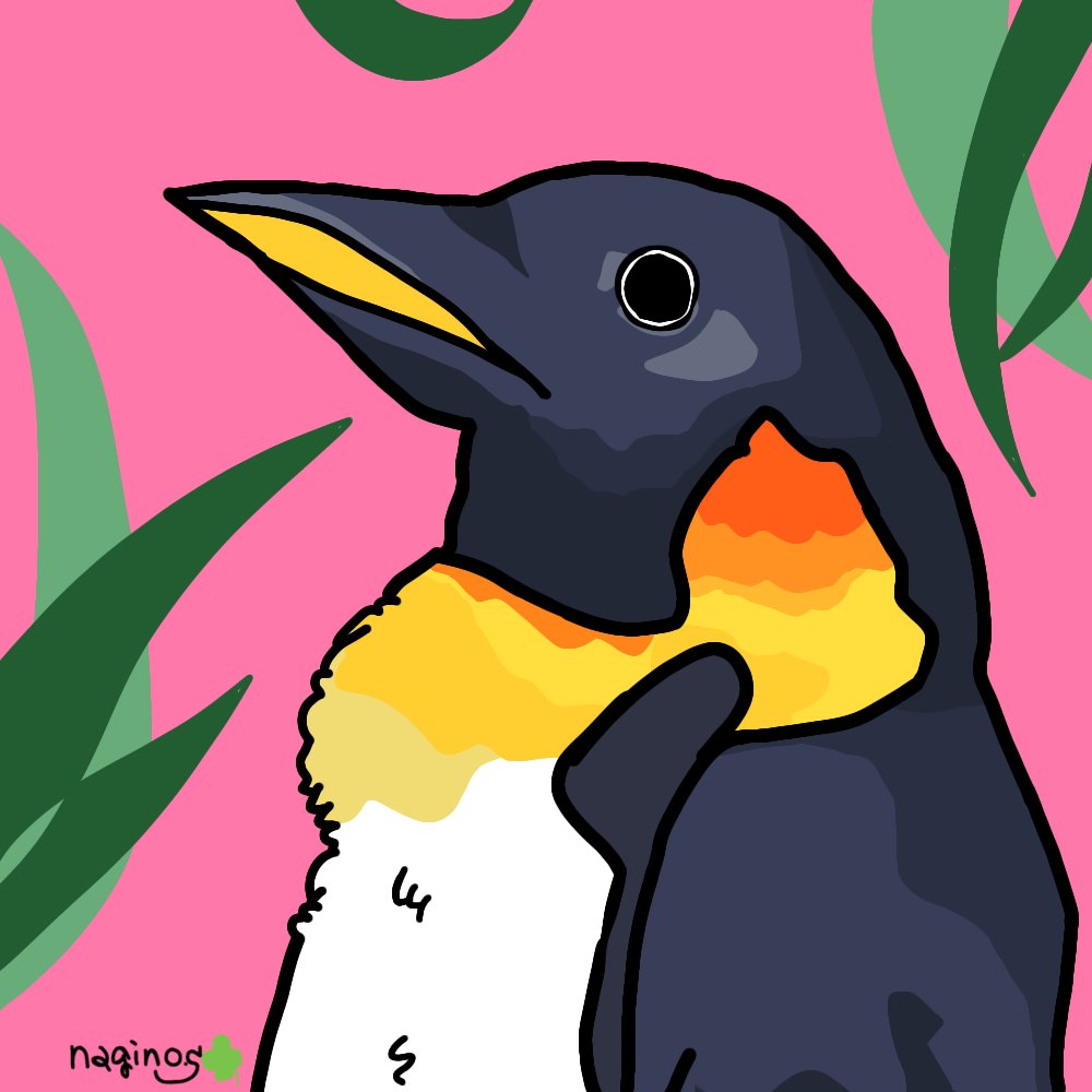 Shizuku06's tweet photo. たまには趣向を変えてみる。

#ペンギン
#PENGIN
#イラスト https://t.co/GxNUNJgk9q