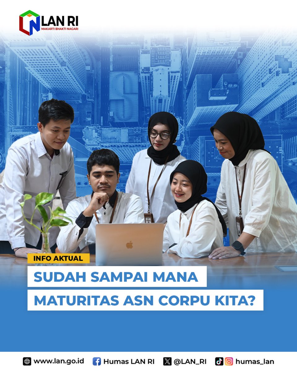 LAN_RI's tweet photo. Maturitas ASN Corpu?
Apa sih?
#corporateuniversity #asnindonesia #maturitas #asncorpu https://t.co/sxBVTBAVih