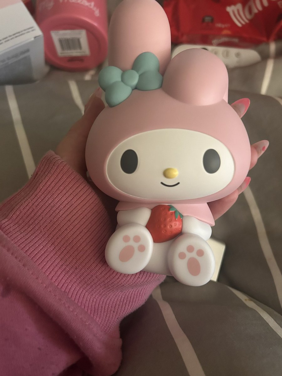 beesasleep's tweet photo. bf got me melo stuff :(( https://t.co/G9GVSRDcTg