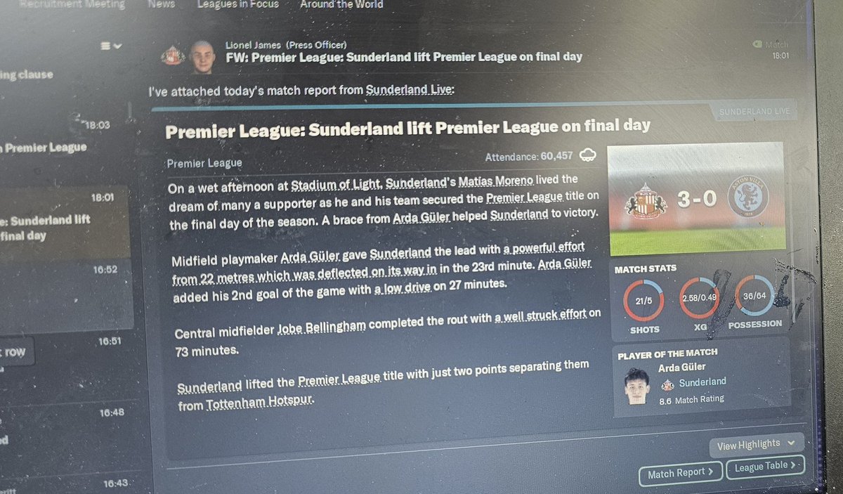 SAFCVIEW's tweet image. What a way to start the day #safc  sunlun premier league champions 🔴⚪️🤣🤣