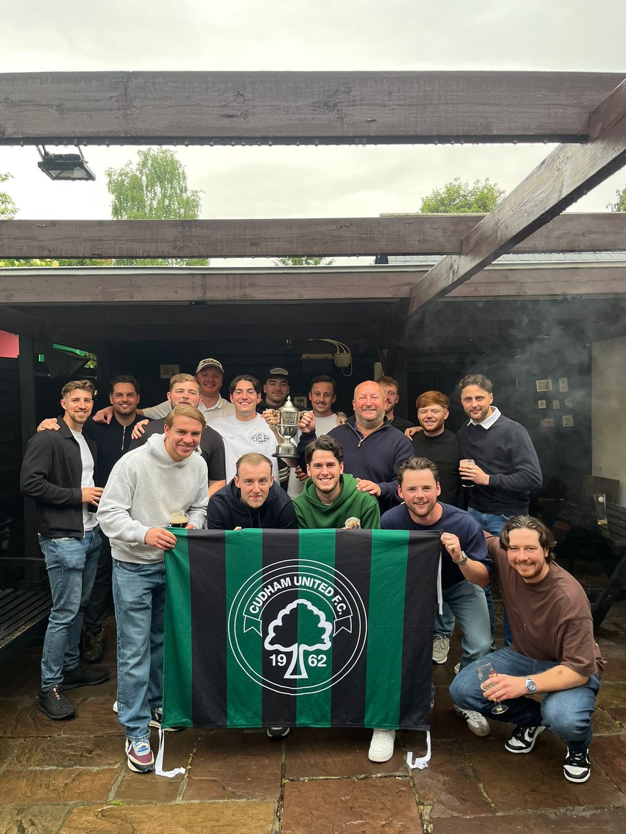 Great for the 1st team to get the cup &amp; medals and celebrate properly last night . After just the 1 defeat all season in the league the boys fully deserved this . Up the Cudham !!! #cudhamfamily 💚🖤🏆🍺🍺🍺🍺🍺🍺🍺🍺🍺🍺