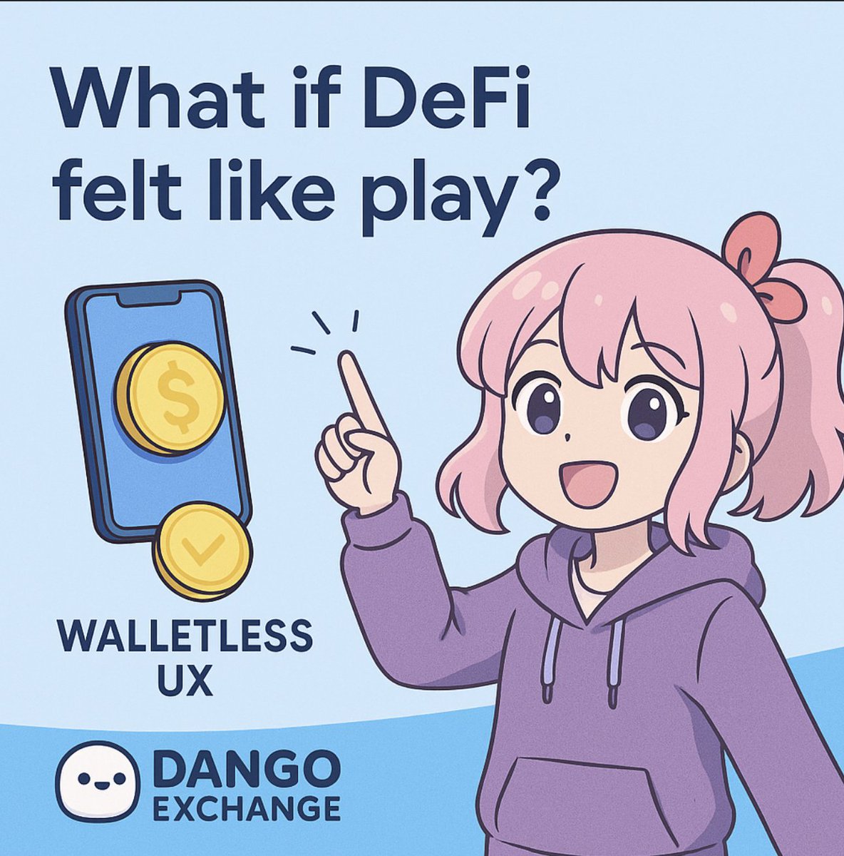 EgorRadu's tweet photo. What if DeFi felt like play?
@dangoXchg removes wallets and keys, turning complex #DeFi flows into joyful, instant experiences — perfect for onboarding.
@GiveRep @0G_labs @irys_xyz @LightLinkChain
#DangoExchange #WalletlessUX #GamifiedCrypto https://t.co/TL2R1iiMoo