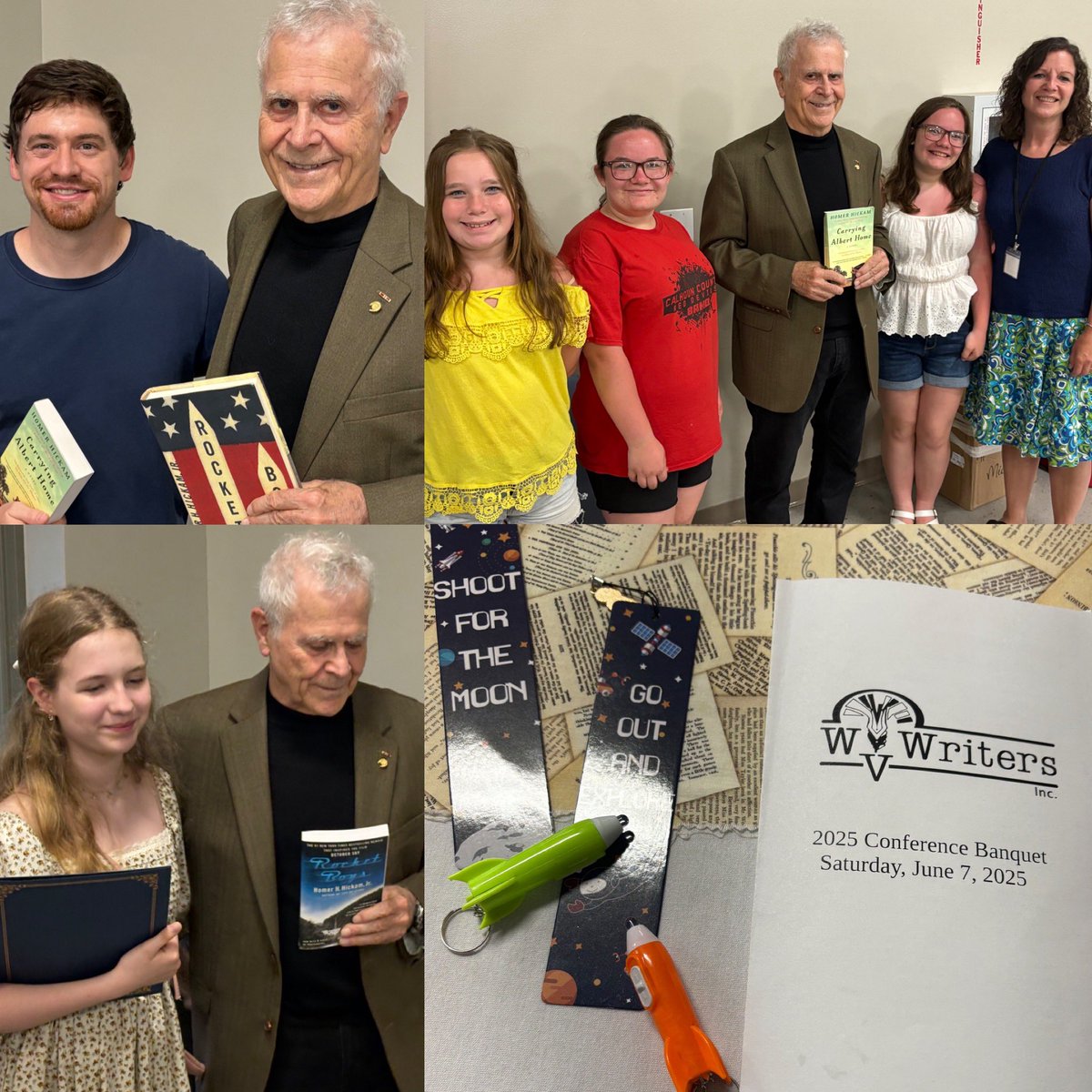 AllenMediaStrategies (@allenmediastrat) on Twitter photo Our amazing client <a href="/realhomerhickam/">Homer Hickam</a> was the keynote speaker at the awards banquet for the WV Writers Summer Conference at Cedar Lakes Conference Center in Ripley, WV. ❤️Amazing to see the impact he continues to have on our youth! 📚
#writer #author #rocketboys #book #wv #writers Our amazing client <a href="/realhomerhickam/">Homer Hickam</a> was the keynote speaker at the awards banquet for the WV Writers Summer Conference at Cedar Lakes Conference Center in Ripley, WV. ❤️Amazing to see the impact he continues to have on our youth! 📚
#writer #author #rocketboys #book #wv #writers