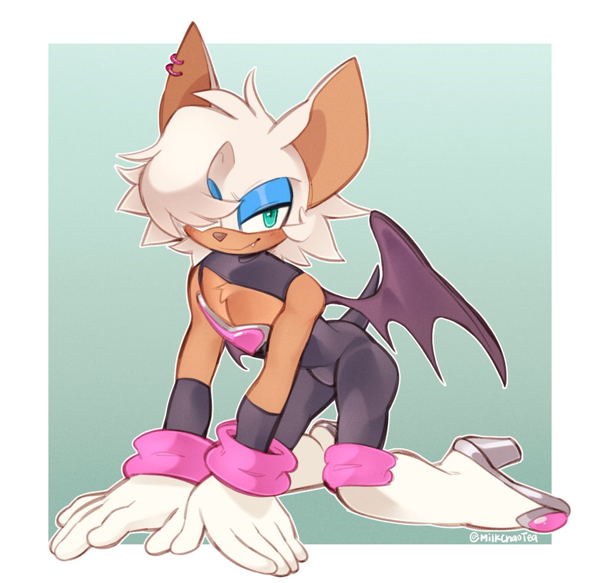 Gave him my own little twist @NikkiKaji 's male Rouge ♡ t.coX...