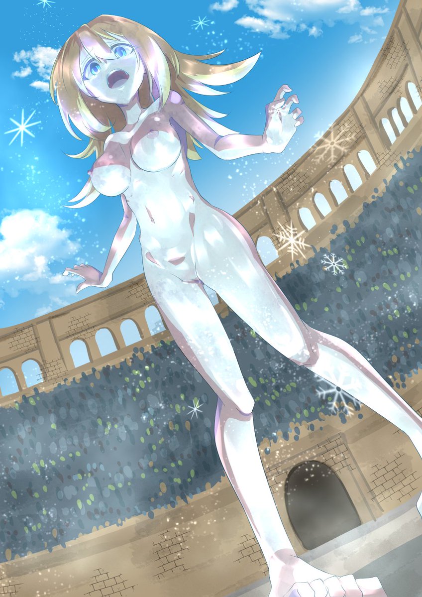 Skebより➀　ご依頼ありがとうございました

ブラックマジシャンガール（遊戯王）
氷漬けは感覚で描いてるところがあるから、要勉強( ..)φﾒﾓﾒﾓ　BMG少しは描き慣れたかな
pixiv.net/artworks/13117…　←差分有