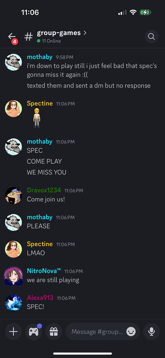 Spectine's tweet image. Feeling very loved by these dudes after a bad day at work, I love my friends