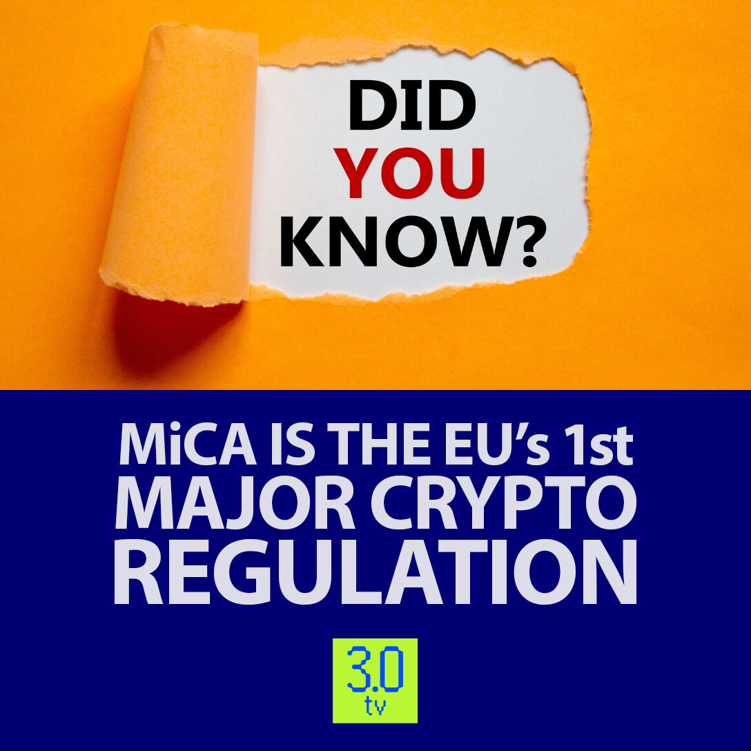 reallive3tv's tweet image. How do you think clear regulations like MiCA will impact global crypto adoption?

#Regulation #MiCA #BlockchainPolicy #Web3Compliance #CryptoFacts