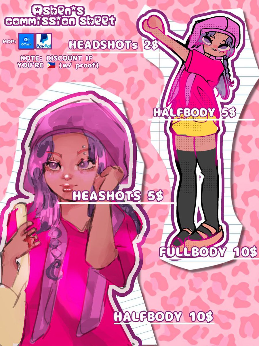 I'm posting my commissions here. I do doodle-like styles and soft ones! Please dm me if you are interested