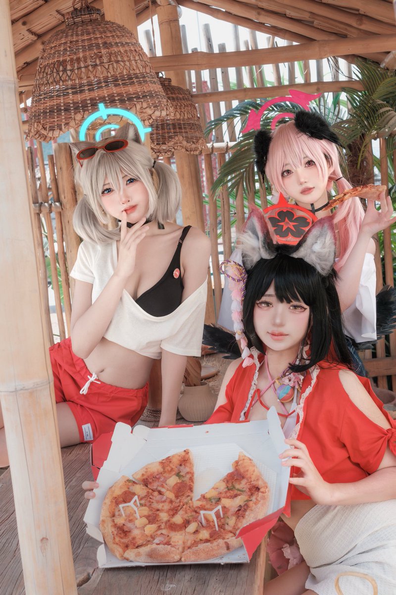 🍕 
#ブルアカ #BlueArchive