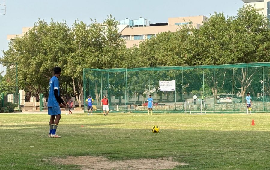 SOlympicsBharat's tweet photo. National Coaching Preparatory Camp 2 โ SKF Football is in full swing from 1โ10 June 2025, as our athletes train with passion and purpose for Gothia Cup 2025, Sweden. โฝ๐ฎ๐ณ
#SpecialOlympicsBharat #GothiaCup2025 #FootballForInclusion #SKFPrepCamp #KrantiKhelSe #TrainToShine https://t.co/8qthuHbJMQ
