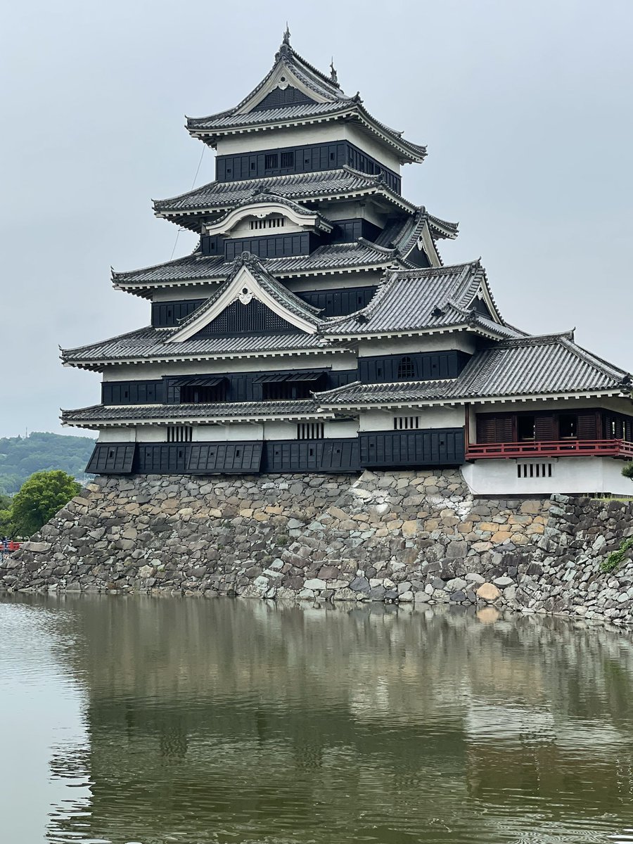 今日の松本城。