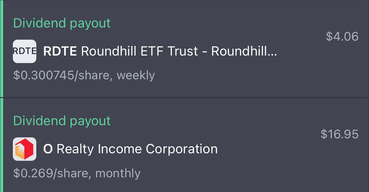DividendSnow's tweet photo. עדכון משכורת שבועית 🥳 

אלה התשלומים לשבוע הקרוב משני תיקי התזרים שלי: 

התיקידנד 🌱 ותיק Income Factory 🏭
מספר תשלומים: 12 | סה״כ: $90 https://t.co/gGHIU4XpVC