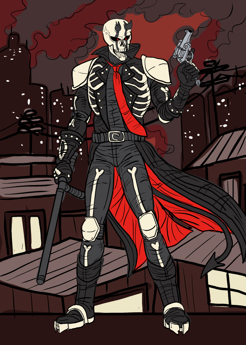 AetherRabbit's tweet image. Demon, Raijin, Seer