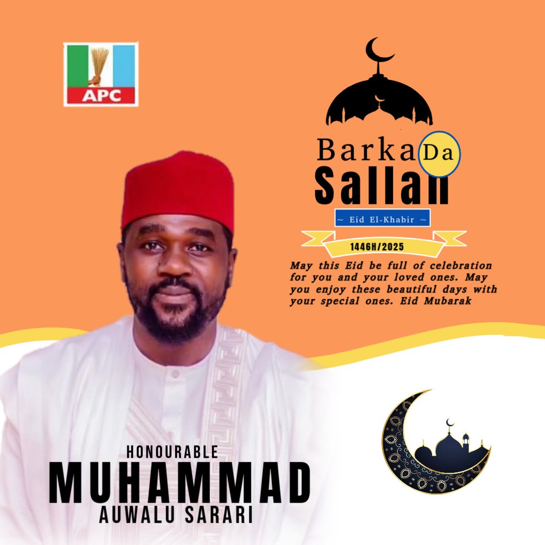 Eid Mubarak 🌙 Boss <a href="/DansarariA/">Abba DanSarari</a>