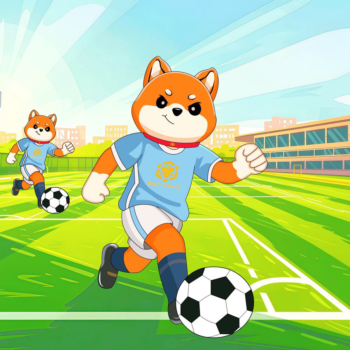 ⚽️ $Roro's charging the football field, eyes on the finals！

Just dream big with us! ✊