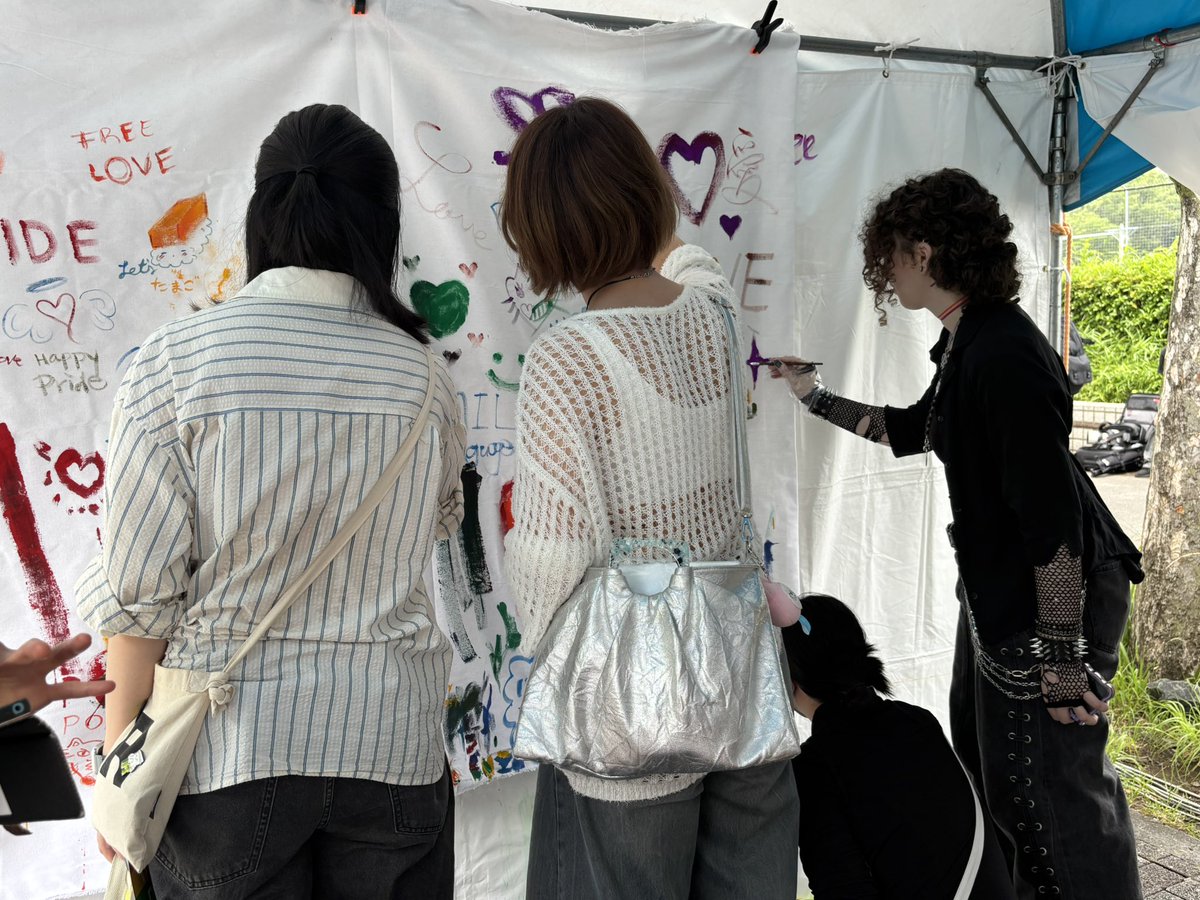 npojash's tweet image. たくさんの人が参加してくれています！

#TokyoPride2025 
#pridemonth2025 
#JASH