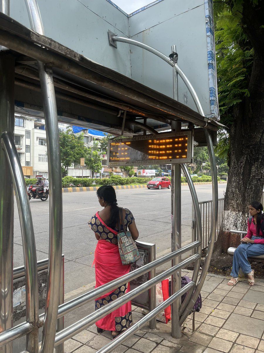 girishmallya's tweet image. Live tracking and digital boards are finally visible at Bombay bus stops, something all of us have seen in other countries.
Great job @ProUndertaking @mybmc BEST. Hope most major bus stops get it and all buses are compelled to activate at the start of each trip
