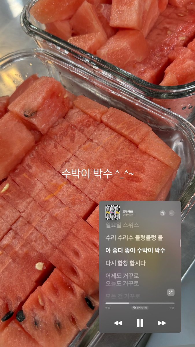 여름이 ㄴㅁ 좋은 이유 😁🍉🍉🍉