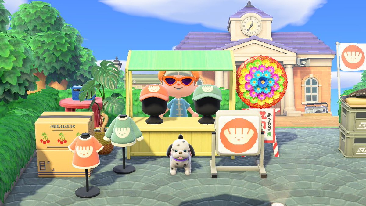 世間がSwitch2で盛り上がっている中、わたしはSwitch Liteであつ森やってます。これは島のお土産屋さん。