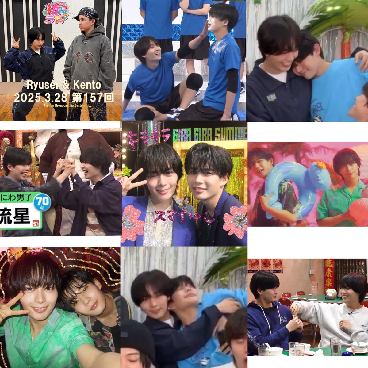 pinabata_chan's tweet photo. 2025上半期のピナバタちまの裏でユニットが組まれていたと……
ユニットペアだからよりいっそイチャイチャしていたピナバタ考えると尊かわいくて仕方ない https://t.co/RYwlOD5eMt