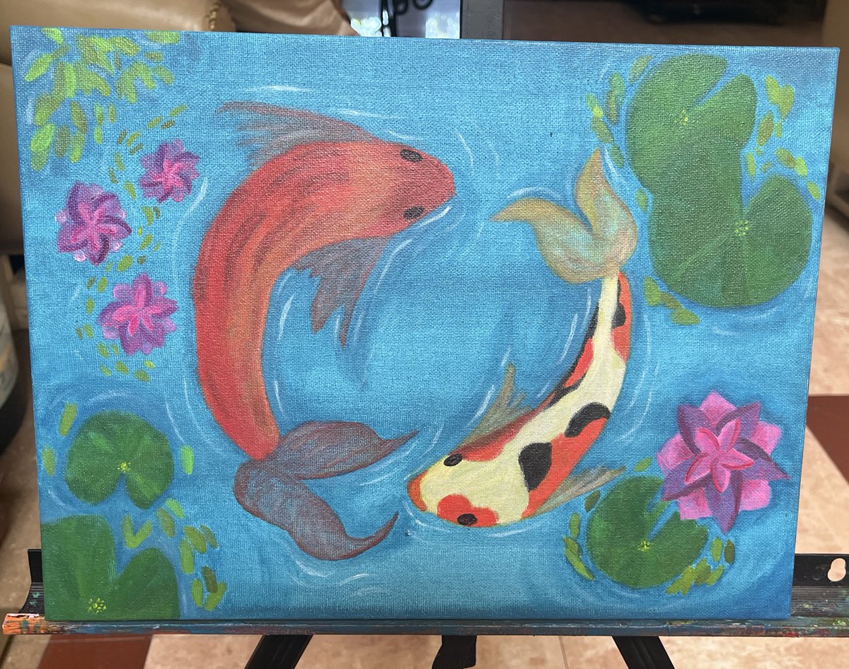floatingbalon's tweet photo. happy sundayy semuanyahh, aku habis ngelukis iwak

#art #acrylicpainting https://t.co/lRbIrIoHvn