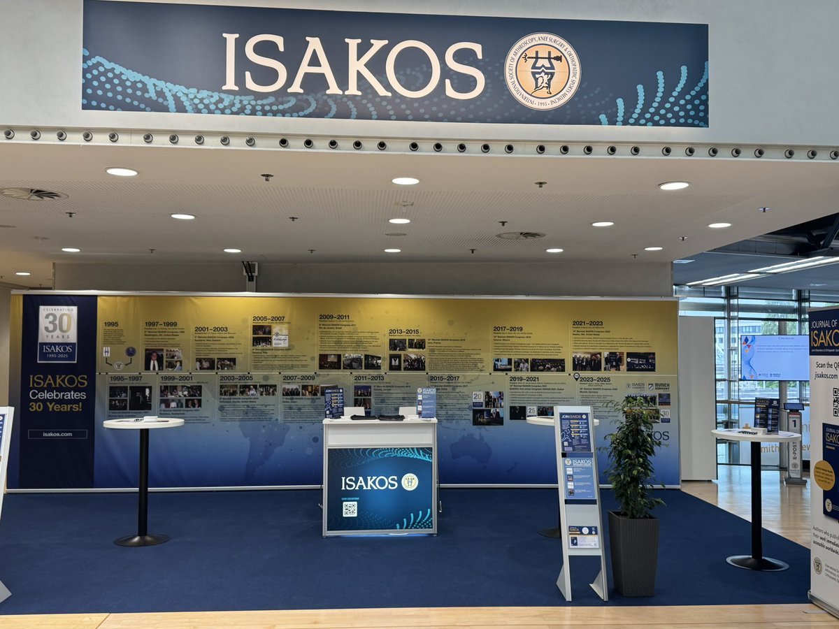 PdHooghe's tweet image. Kicking off #Isakos2025 in Munich with a « joint » effort🦵🦶to cartilage the future of Orthopaedics. 🥨 🦾#ExecTeam #Sports #Surgery #Aspetar #ChampionsLeaguevibescontinued