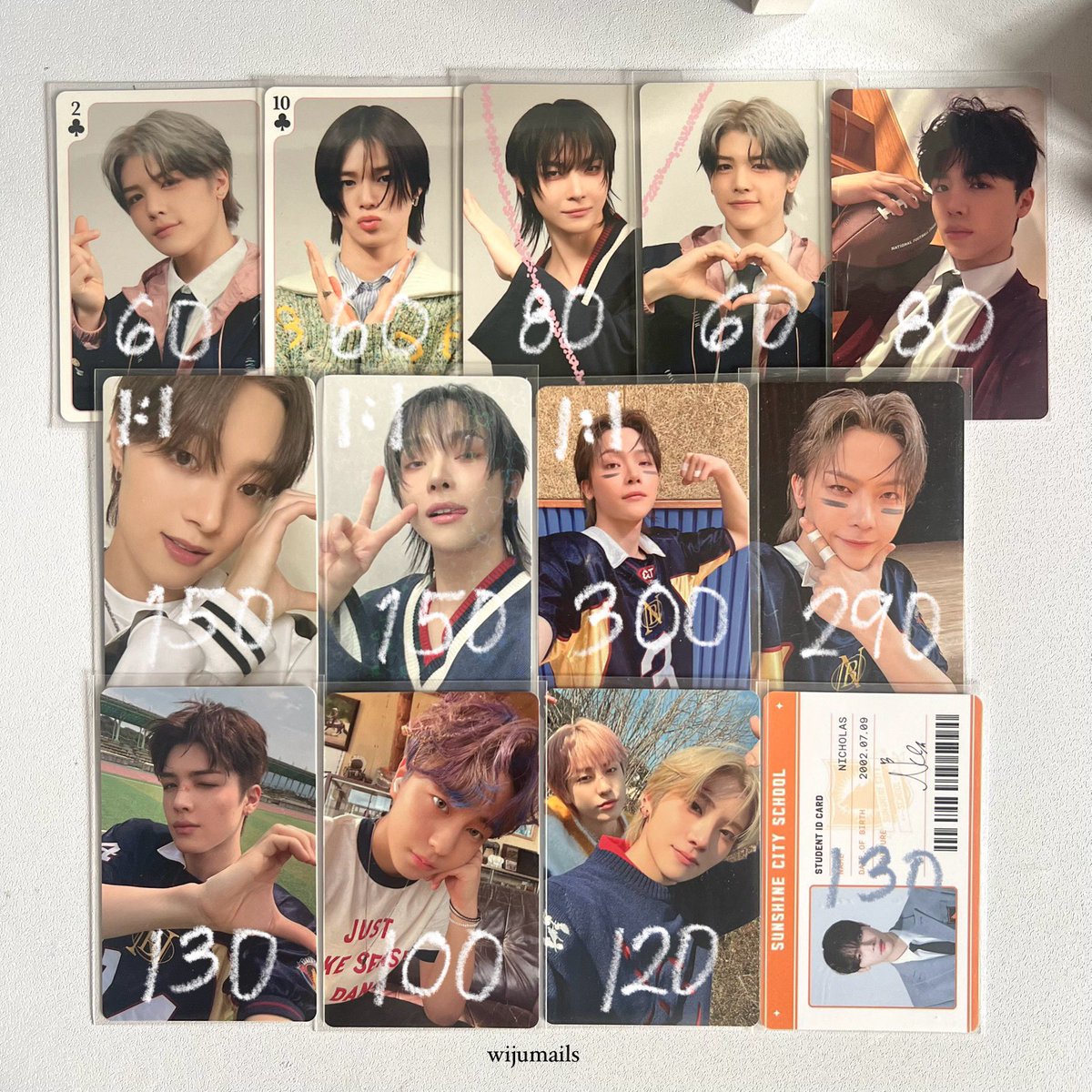 ꒰ wts lfb ph ꒱

&amp;team assorted pcs ☁️

ʚ prices on pic + pf
ʚ onhand
ʚ x sensi, impatient

reply or dm to claim!

# k maki taki euijoo harua yuma nicholas fuma samidare fh first howling now solo jacket standard aoarashi pob limited ed yukiakari go in blind gib vc fancall unit