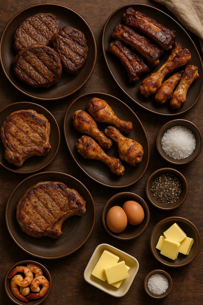 newdanielmorel's tweet image. Be honest... 
Bread and pasta…
or what’s on this table? 
If you’re addicted to carbs, it might be time to go Fat to Fast.⚔️ fattofast.com

#FatToFast #FoodTruth #Carnivore #Kickstarter #Over40Fitness