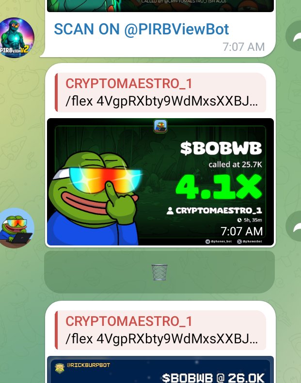 CRYPTOMAESTRO_1's tweet photo. 4.1x up on $BOBWB🏅
Dm to buy on dip 
Dm to join
#BOBWB
#CRYOTOMAESTRO_1
#SOLANA
#MEMECOIN
https://t.co/PYW6RIWaHl https://t.co/gF1pMSbsnw