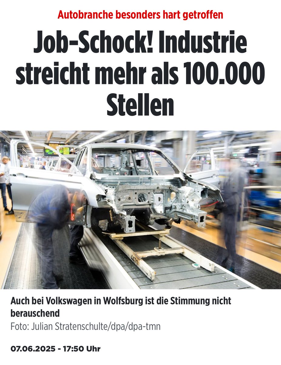 stekkerauto 🚗⚡️ (@stekkerauto) on Twitter photo Germany’s automotive industry is teetering on the edge of obsolescence, following the same sad path as its telecom, computing, and consumer electronics sectors, which have already faded into insignificance. The network of suppliers that once supported this industrial backbone is Germany’s automotive industry is teetering on the edge of obsolescence, following the same sad path as its telecom, computing, and consumer electronics sectors, which have already faded into insignificance. The network of suppliers that once supported this industrial backbone is
