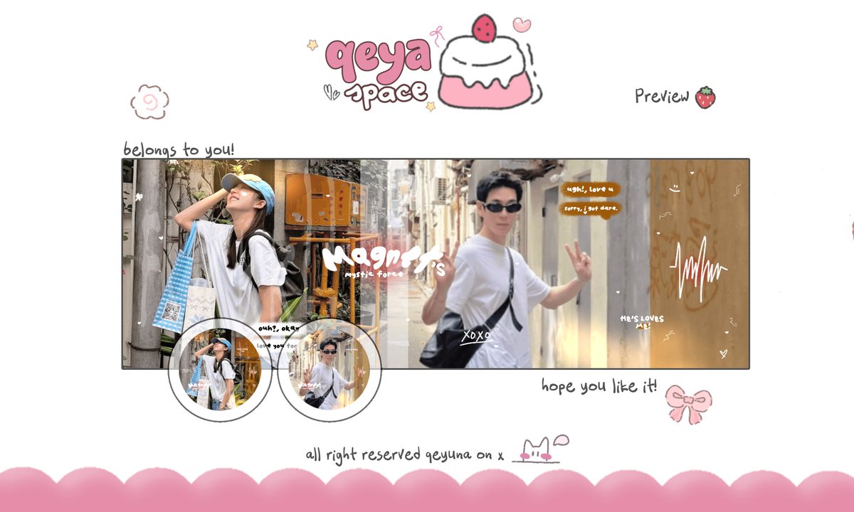 ☎ : special layout for you ♡
terima kasih suda drop foto cantipnyaa, semoga km sukaaAaa! boleh dm aku buat jemput yaap 🛺💭