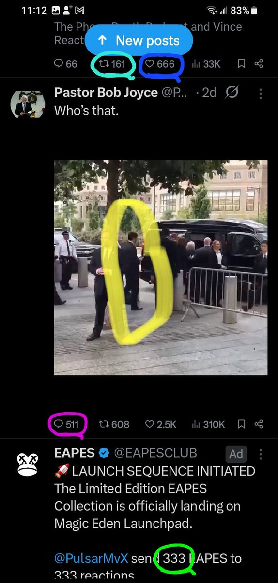 DeanDavis33's tweet image. 6️⃣6️⃣6️⃣ #SixSixSix
1️⃣6️⃣1️⃣ #OneSixOne  
5️⃣1️⃣1️⃣ #FiveOneOne 🐰
3️⃣3️⃣3️⃣ #ThreeThreeThree