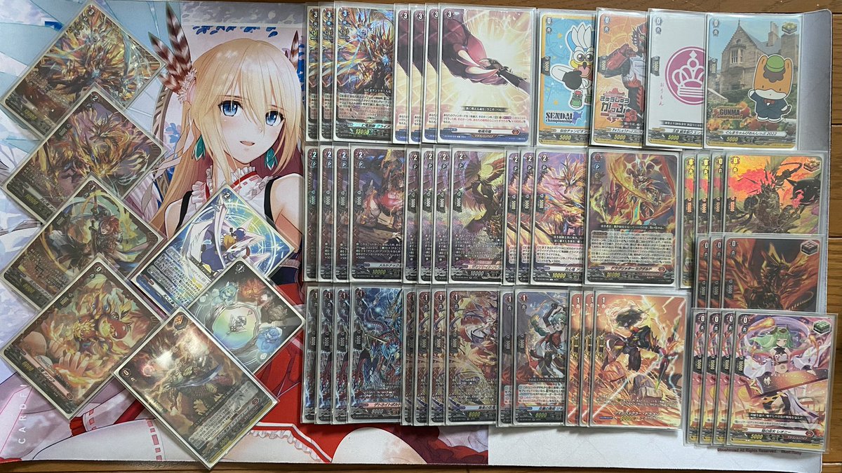 新弾で強化されたグライアンドラです！
共心竜の属性のおかげでディソレイトフレアをグライアンドラでも有効に使う事ができ、ペルソナ札やレゾナンスをサーチ可能なのがかなり優秀でいい強化を貰いました！！

 #ヴァンガードデッキ紹介