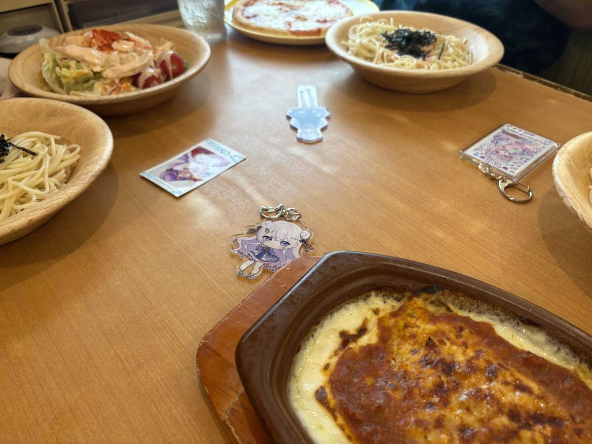 Uni_Tanitsuna's tweet image. 楽しんだ後のサイゼ、美味しいです！