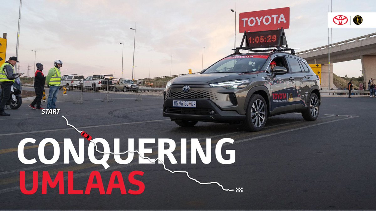 ToyotaSA's tweet image. Conquering Umlaas Road. Legs pumping, hearts racing, spirits high 🙌 This is the climb that tests courage and reveals perseverance . The chase is on. #Comrades2025 #FilledWithLife