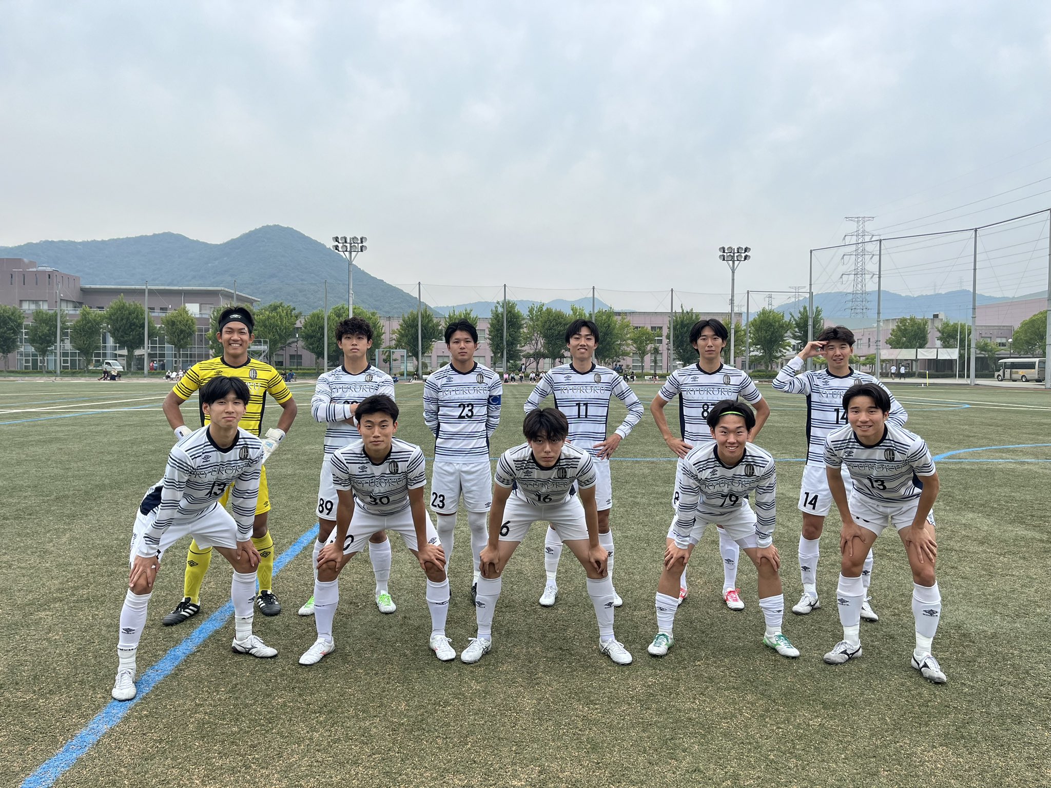 支給品 龍谷大学学友会 体育局サッカー部 ユニフォーム 3点 上下セット 立命館大学 体育会サッカー部 ユニフォーム3点セット （群馬県立