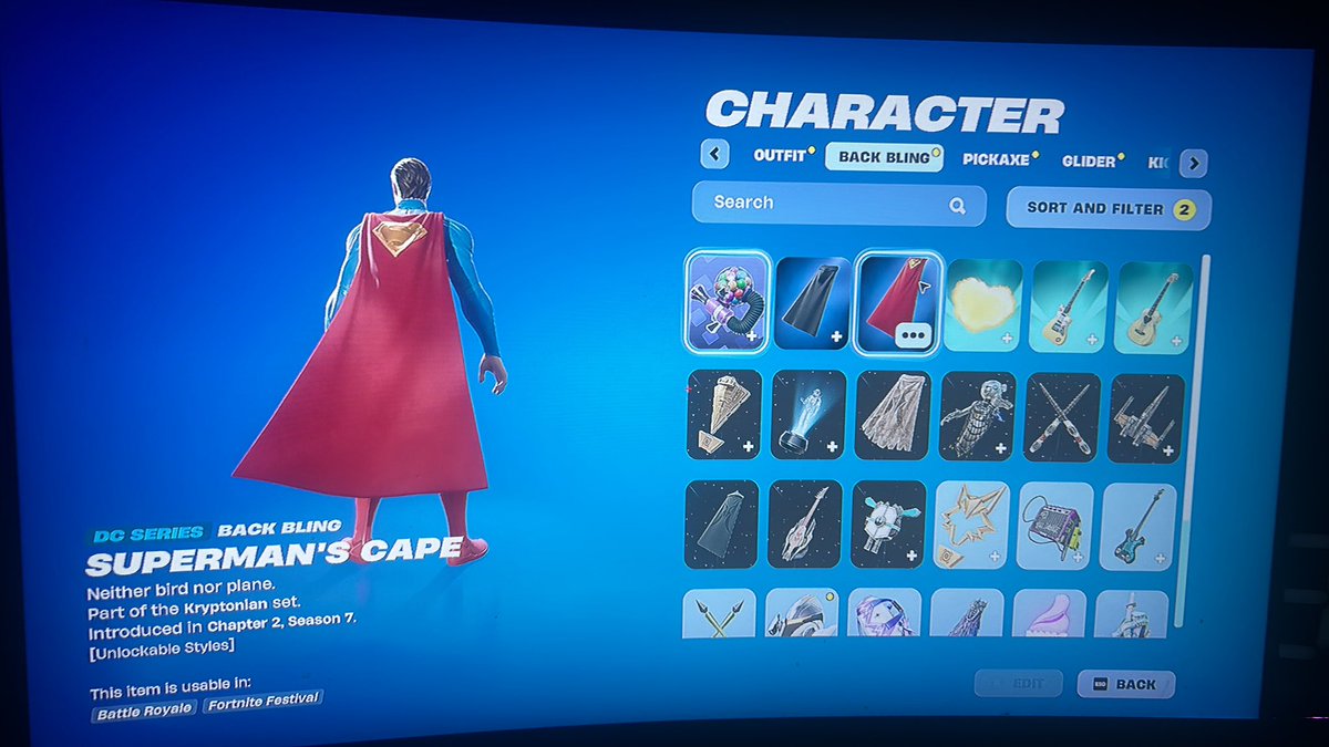 Fortnite lied to us they said battle passes couldn’t come back . New Superman backbling is the old one . 

SMH