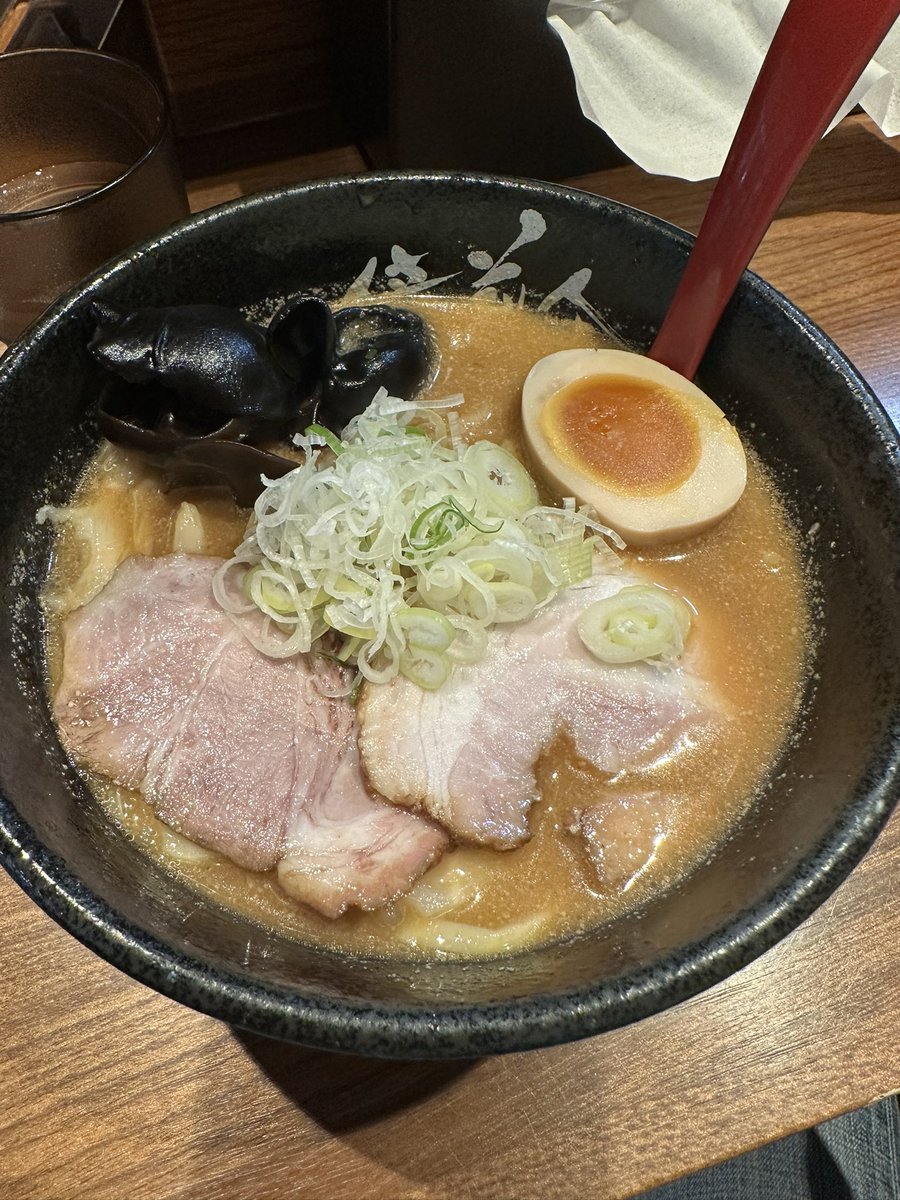 味噌専門 倍煎舎のコク旨味噌ラーメンいただきます(´ω｀)ｳﾑ