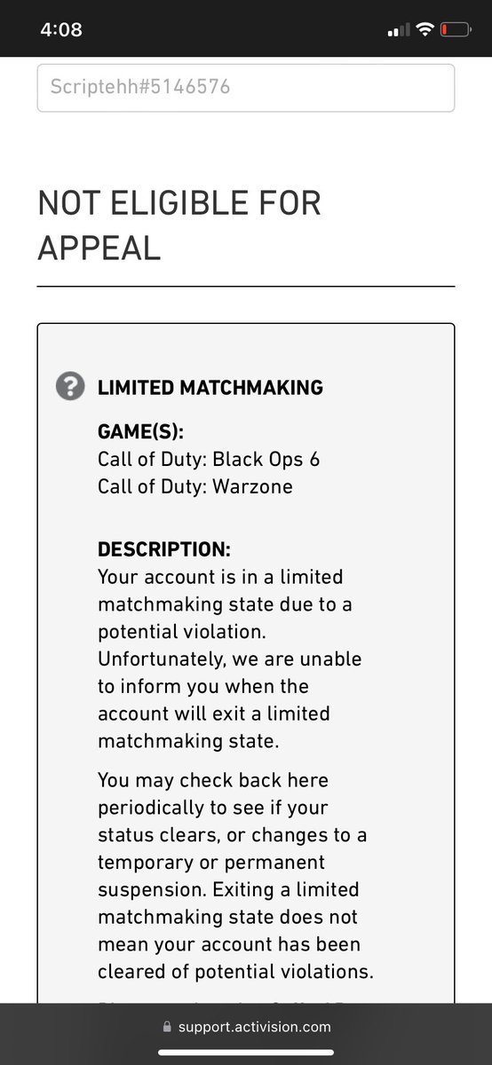 Got Shadow Banned (Cod) &amp; Temporarily Banned (Twitch) back to back nights 😂