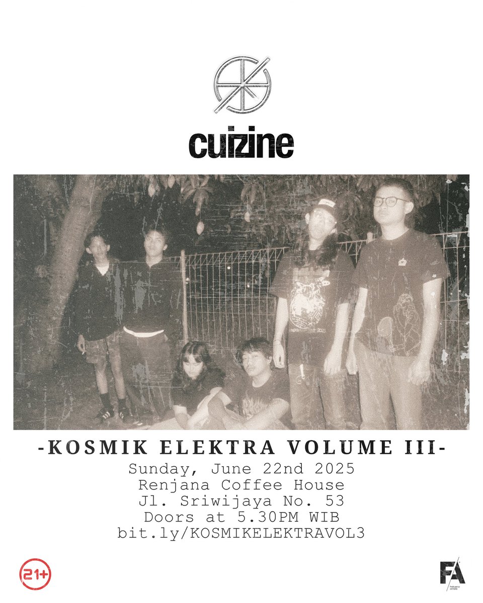 THE SOUND OF WHAT WE LEFT BEHIND 🌺
PS: Early bird Tix almost gone! Don’t miss out. Presale Tix drop soon for only IDR 60K
bit.ly/KOSMIKELEKTRAV…