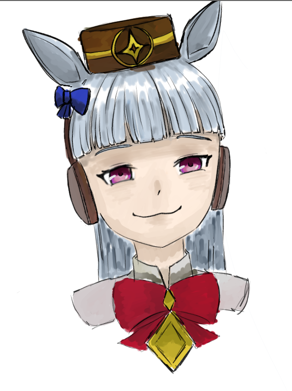 ____trash_'s tweet image. Random smug ass golshi sketch from a drawpile session