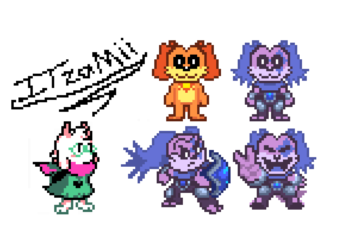 mii_tza's tweet photo. Ok, now he's game scale ^^

#DELTARUNE #SmilingCritters #DogDay https://t.co/tfJ791n1nY
