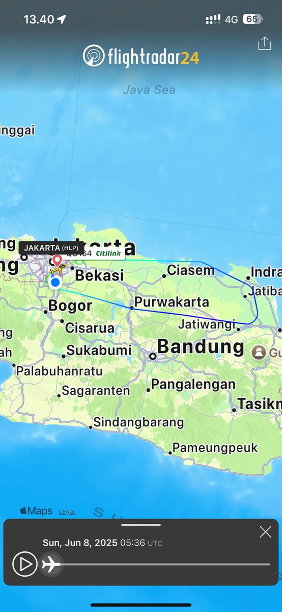 febyaris's tweet photo. QG164 8 Juni 2025 RTB, alhamdulillah. Hanya diinfokan technical issue @Citilink https://t.co/D8LbhcvPAq